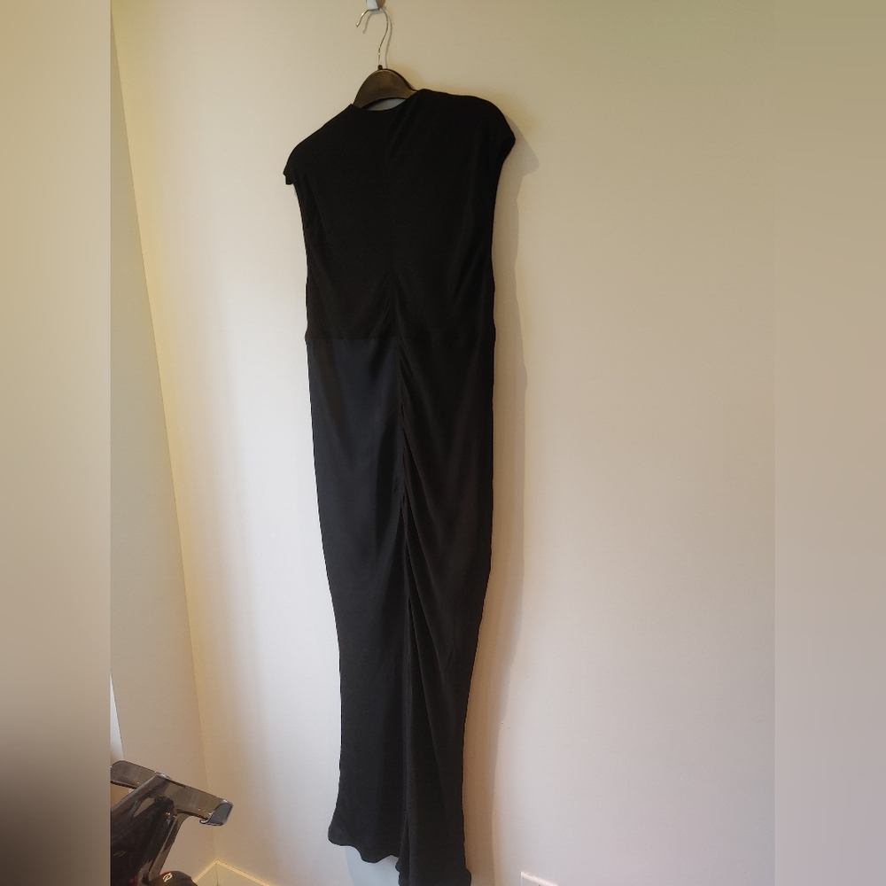 Haider Ackermann Black Embroidered Midi Dress Size 36 - Picture 12 of 15